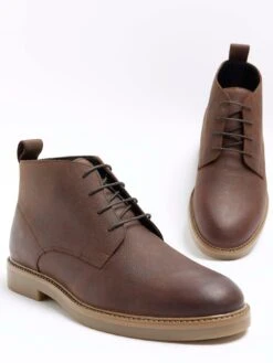 River Island Casual Chukka Boot - Dark Brown -Barbou Clothing Shop VKUU2 SQ5 0000000014 DARK BROWN SLt
