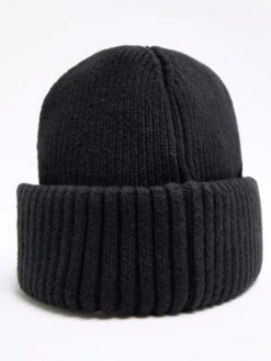 River Island Docker Beanie -Barbou Clothing Shop VKUVJ SQ4 0000000004 BLACK SLd1