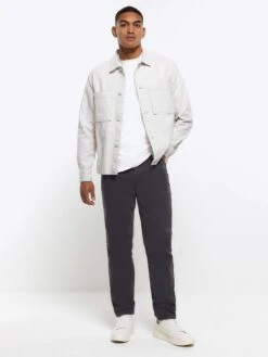 River Island Tapered Moonrock Jean - Grey -Barbou Clothing Shop VL0O6 SQ3 0000000005 GREY MDo