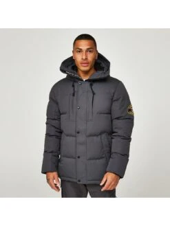 Zavetti Canada Oshawa 2.0 Parka Jacket - Dark Grey  -Barbou Clothing Shop VL4M2 SQ4 0000000070 DARK GREY MDd