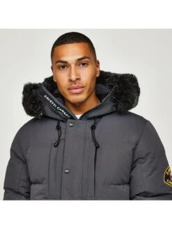 Zavetti Canada Oshawa 2.0 Parka Jacket - Dark Grey  -Barbou Clothing Shop VL4M2 SQ5 0000000070 DARK GREY MDd1