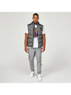 Zavetti Canada Tallorro Padded Gilet - Grey  -Barbou Clothing Shop VL4M7 SQ3 0000000070 DARK GREY MDo