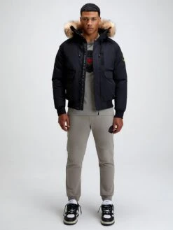 Zavetti Canada Abelli 2.0 Bomber Jacket - Black  -Barbou Clothing Shop VL4QE SQ3 0000000004 BLACK MDo