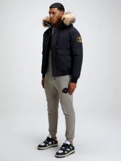 Zavetti Canada Abelli 2.0 Bomber Jacket - Black  -Barbou Clothing Shop VL4QE SQ4 0000000004 BLACK MDd