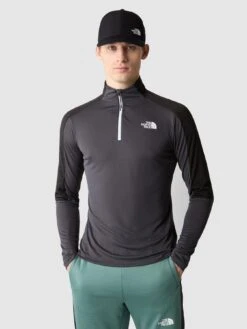THE NORTH FACE Men's Mountain Athletics 1/4 Zip Top - Grey