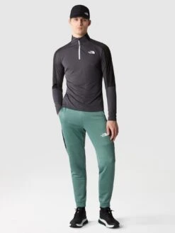 THE NORTH FACE Men's Mountain Athletics 1/4 Zip Top - Grey -Barbou Clothing Shop VLFHG SQ3 0000000005 GREY MDo