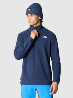 THE NORTH FACE Men's 100 Glacier 1/4 Zip - Navy