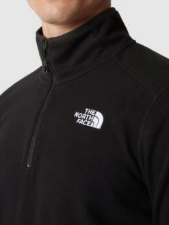 THE NORTH FACE Men's 100 Glacier 1/4 Zip - Black -Barbou Clothing Shop VLFHV SQ4 0000000004 BLACK MDd