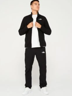 THE NORTH FACE Men's 100 Glacier Full Zip Fleece - Black -Barbou Clothing Shop VLFHW SQ3 0000000004 BLACK MDo
