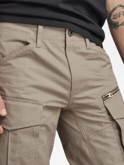 G-Star RAW G-star Ripstop Regular Tapered Cargo Trousers - Grey -Barbou Clothing Shop VLGOE SQ5 0000000005 GREY MDd