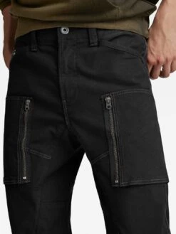 G-Star RAW G-star Zip Pocket Skinny Fit Cargo Trousers - Black -Barbou Clothing Shop VLGOH SQ5 0000000004 BLACK MDd