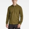 G-Star RAW G-star Dunda Long Sleeve Core Polo Shirt - Khaki