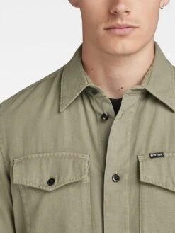 G-Star RAW G-star Marine Two Pocket Slim Fit Shirt - Light Khaki -Barbou Clothing Shop VLGPD SQ5 0000002348 LIGHT KHAKI MDd