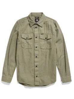 G-Star RAW G-star Marine Two Pocket Slim Fit Shirt - Light Khaki -Barbou Clothing Shop VLGPD SQ6 0000002348 LIGHT KHAKI MDd