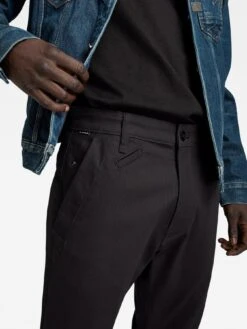 G-Star RAW G-star Bronson 2.0 Slim Fit Chino Trousers - Black -Barbou Clothing Shop VLGT1 SQ5 0000000004 BLACK MDd