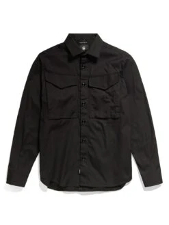 G-Star RAW G-star Cargo Utility Regular Fit Overshirt - Black -Barbou Clothing Shop VLGT3 SQ6 0000000004 BLACK MDd