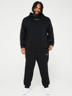 Jack & Jones Jack & Jones Plus Taper Tracksuit - Black