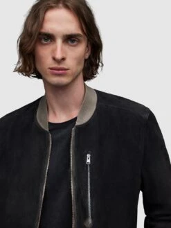 AllSaints Prima Bomber Jacket - Black -Barbou Clothing Shop VM06K SQ7 0000000004 BLACK MDd1