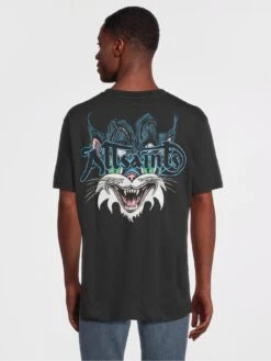 AllSaints Tomkat Graphic T-Shirt - Black -Barbou Clothing Shop VM06V SQ4 0000000004 BLACK MDb