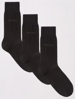 Calvin Klein 3 Pack Cotton Socks