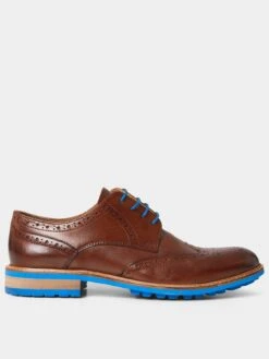 Joe Browns Club Regent Leather Brogues - Brown