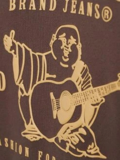 TRUE RELIGION Big T Zip Up Hoodie - Brown -Barbou Clothing Shop VN5HZ SQ5 0000000143 BROWN SLd