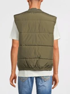 TRUE RELIGION Horseshoe Logo Gilet - Khaki -Barbou Clothing Shop VN5ID SQ4 0000000058 KHAKI MDb