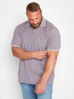 BadRhino Burgundy Birdseye Polo