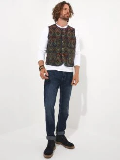 Joe Browns Style It Out Waistcoat - Green