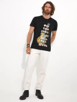 Joe Browns Rock And Roll T-shirt - Black -Barbou Clothing Shop VNGSB SQ4 0000000004 BLACK MDd