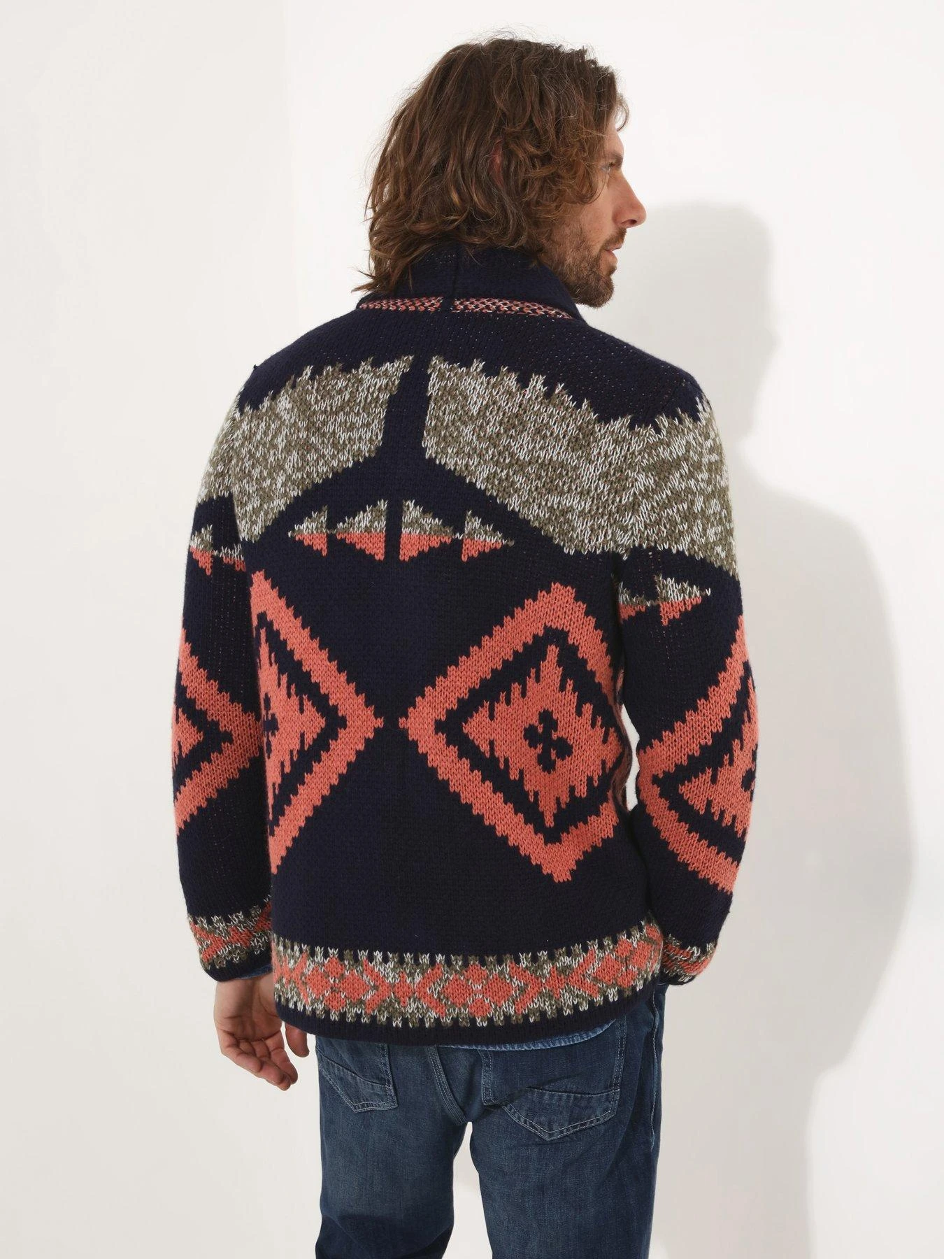 Joe Browns Calm And Carefree Cardigan - Navy 2 Joe Browns Calm And Carefree Cardigan - Navy - Image 2