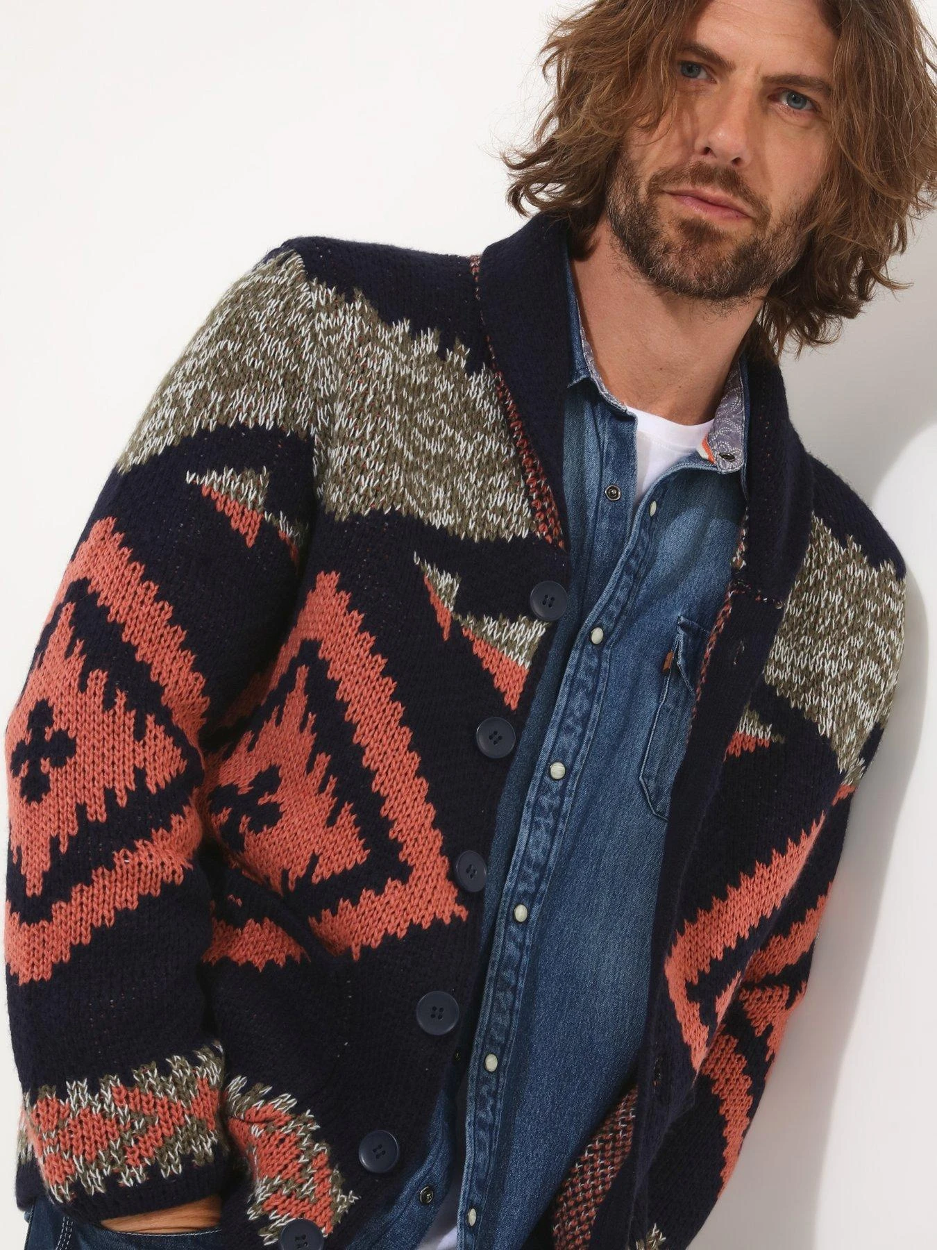 Joe Browns Calm And Carefree Cardigan - Navy 3 Joe Browns Calm And Carefree Cardigan - Navy - Image 3