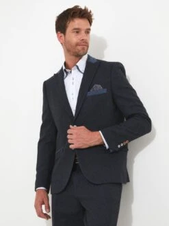 Joe Browns Cool Combination Blazer - Navy -Barbou Clothing Shop VNGSM SQ4 0000000048 NAVY MDd