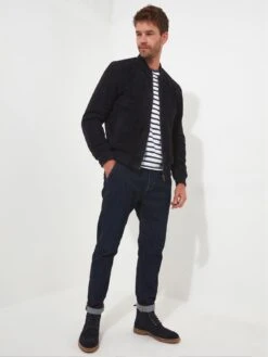 Joe Browns Exquisite Premium Suede Bomber - Navy -Barbou Clothing Shop VNGUB SQ3 0000000048 NAVY MDo