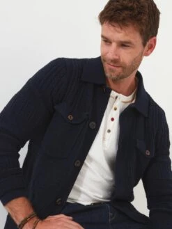 Joe Browns Style It Up Cardigan - Navy -Barbou Clothing Shop VNGUJ SQ3 0000000048 NAVY MDo