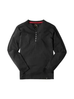 Joe Browns Versatile Henley T-shirt - Black -Barbou Clothing Shop VNGV4 SQ3 0000000004 BLACK MDo