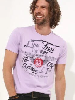 Joe Browns No Glory T-shirt - Light Purple -Barbou Clothing Shop VNGVG SQ3 0000001367 LIGHT PURPLE MDo