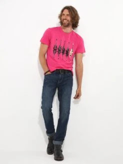 Joe Browns Music Reflect T-shirt - Red -Barbou Clothing Shop VNGW6 SQ3 0000000017 RED MDo