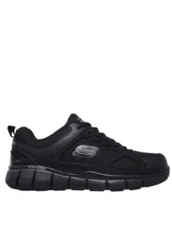 Skechers Telfin Sanphet Slip Resistant Trainer - Black
