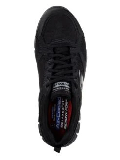 Skechers Telfin Sanphet Slip Resistant Trainer - Black -Barbou Clothing Shop VNHTY SQ4 0000000004 BLACK SLt