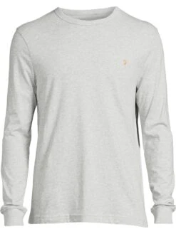 Farah Worthington Regular Long Sleeve T-Shirt - Grey -Barbou Clothing Shop VNMCM SQ4 0000000005 GREY MDd