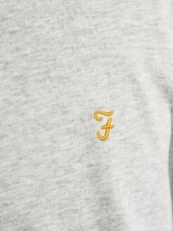 Farah Worthington Regular Long Sleeve T-Shirt - Grey -Barbou Clothing Shop VNMCM SQ5 0000000005 GREY MDd1