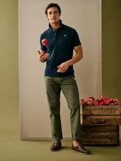 Crew Clothing Classic Pique Polo - Navy -Barbou Clothing Shop VNO36 SQ6 0000000048 NAVY MDd2