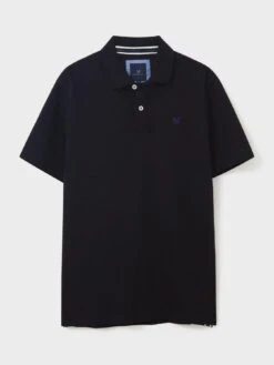 Crew Clothing Classic Pique Polo - Black -Barbou Clothing Shop VNO3B SQ3 0000000004 BLACK MDo