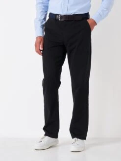 Crew Clothing Straight Chino - Black