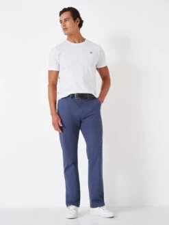 Crew Clothing Straight Chino - Blue -Barbou Clothing Shop VNO4A SQ4 0000000020 BLUE MDd