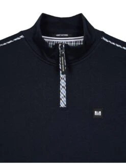 Weekend Offender Matisa 1/4 Zip Sweatshirt - Navy -Barbou Clothing Shop VNQ0Z SQ5 0000000048 NAVY MDd1