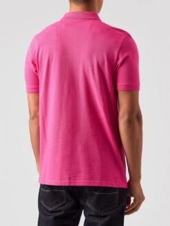 Weekend Offender Caneiros Badge Polo Shirt - Bright Pink -Barbou Clothing Shop VNQ14 SQ3 0000000368 BRIGHT PINK MDo
