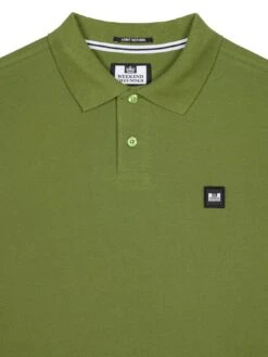 Weekend Offender Caneiros Badge Polo Shirt - Khaki -Barbou Clothing Shop VNQ2L SQ5 0000000058 KHAKI MDd