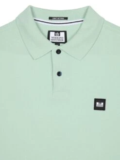 Weekend Offender Caneiros Badge Polo Shirt - Light Green -Barbou Clothing Shop VNQ2M SQ5 0000003112 LIGHT GREEN MDd